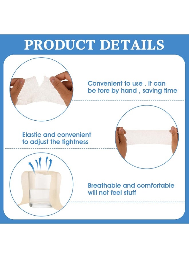 DUNISO 4 Rolls  Athletic Pre Wrap Tape,Waterproof Breathable Kinesiology Tape,Foam Underwrap for Sports, Protect,for Ankles Wrists Hands and Knees,for Gym Fitness Running Tennis Swimming Football,6cm*20m - Image 3